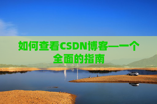 如何查看CSDN博客—一个全面的指南